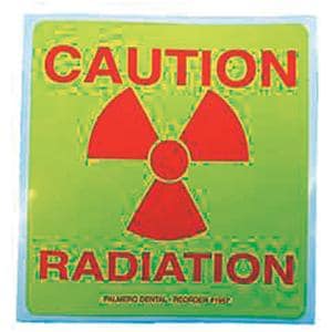 Radiation Caution 3x3" Informational Label 5/Pk
