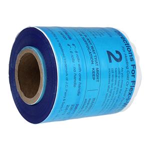Flexi-Wrap Compression Wrap Plastic Film 4"x650' Blue Non-Sterile 6/Ca