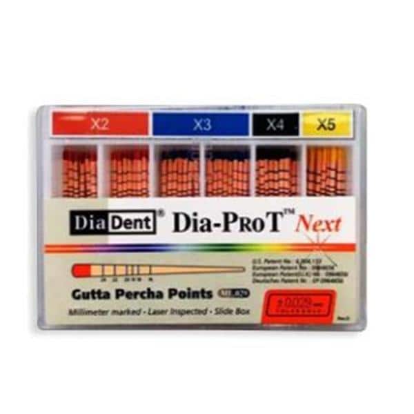 Dia-Pro T Hand Rolled Gutta Percha Points 60/Bx