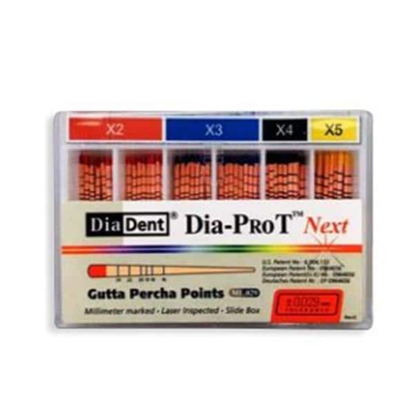 Dia-Pro T Hand Rolled Gutta Percha Points 60/Bx