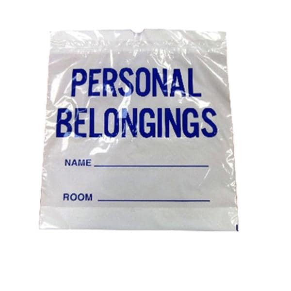 Personal Belongings Bag White/Blue 20x20