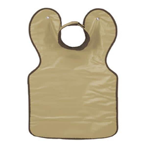 Lead X-Ray Apron Adult Beige With Collar Ea