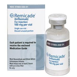 Remicade Injection 100mg/20mL SDV Vial, 10 VL/CA