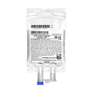 Grifols,S.A IV Injection Solution Sodium Chloride 0.9% 50mL Bag Ea