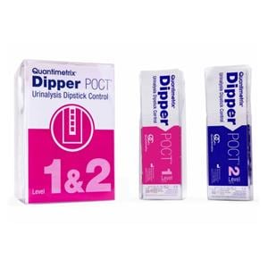 Dipper POCT Urinalysis Dipstick Level 1&2 Control 20/Pk