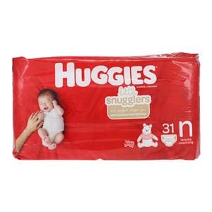 Huggies Diapers Inf Max PrbnFr White Disp FrgrncFr Unsx Hyplrgnc LF 0-10lbs, 4 PK/CA