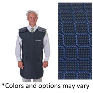 X-Ray Apron Shimmering Navy Blue Lightweight Lead 24x42" .5mm Equivalence Ea