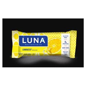 Luna Nutrition Bar Gluten Free Lemon Zest 1.69oz Packet 15/Bx
