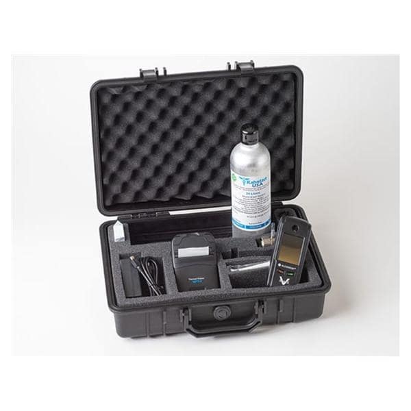 Alcovisor Mark V Alcohol Breath Test Breathalyzer Kit With Printer Handheld Ea