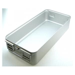 Sterilization Container Bottom Solid 23-1/4x11-1/4x5-1/2" Aluminum NS Rsbl Ea