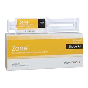 ZONE Zinc-Oxide Non-Eugenol Temporary Cement A1 15 Gm Syringe Package Ea