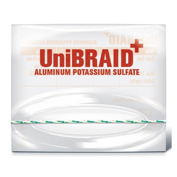 UniBraid+ Braided Aluminum Potassium Sulfate Size 1A Small 50/Bx