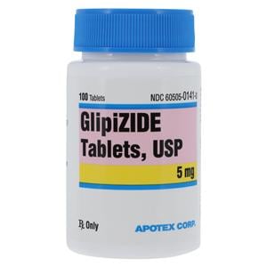 Glipizide Tablets 5mg Bottle 100/Bt