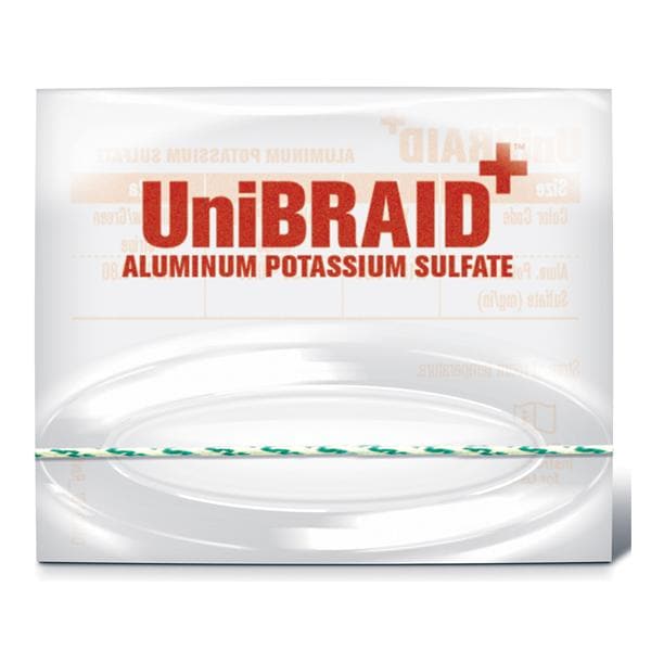 UniBraid+ Braided Aluminum Potassium Sulfate Size 2A Medium 50/Bx