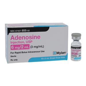 Adenosine Injection 3mg/mL SDV 2mL 10/Bx
