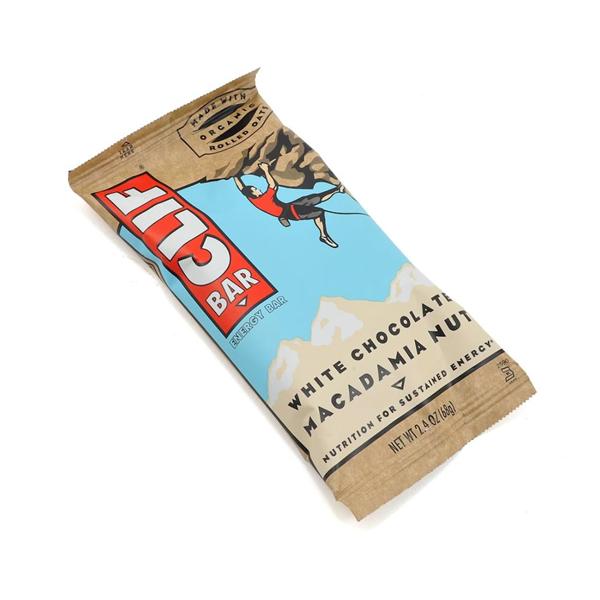 Clif Bar Energy Bar Non GMO White Chocolate Macadamia 2.4oz Packet 12/Bx