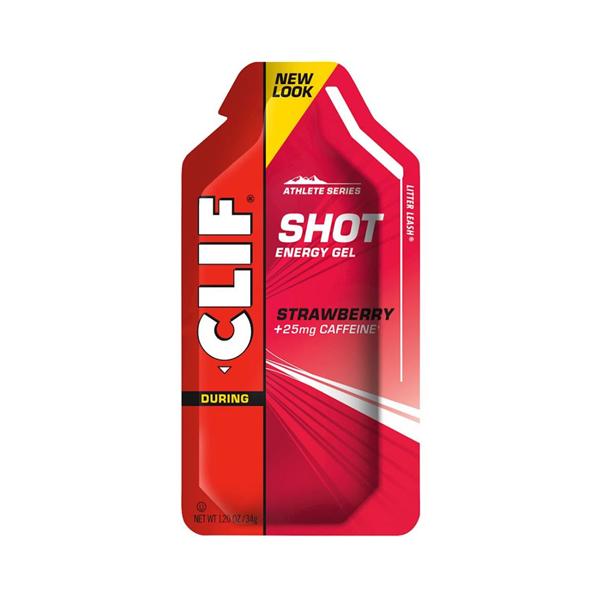 Clif Shot Energy Gel Strawberry Packet 24/Bx