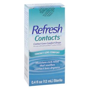 Refresh Contacts Eye Lubricant Drops 12mL/Bt