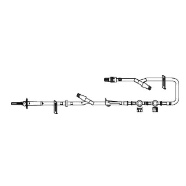 IV Administration Set 120" 15 Drops Priming Volume 15.5mL 25/Ca