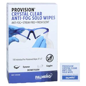 ProVision Crystal Clear Individual Cleansing Wipes 100/Bx