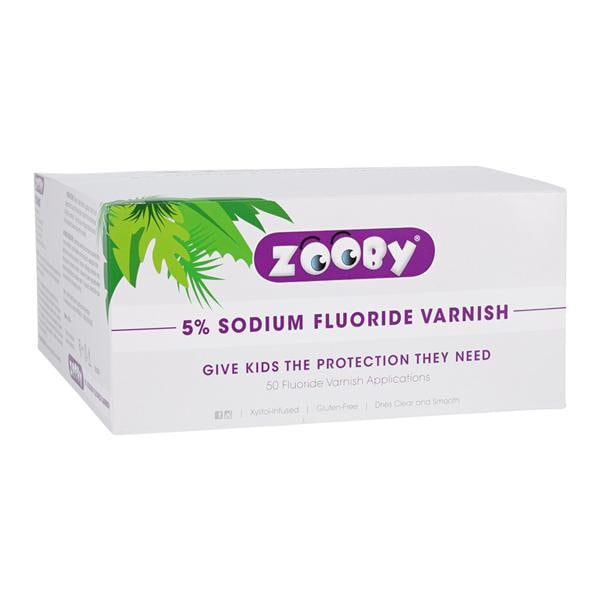 Zooby Fluoride Unit Dose 5% NaF Growlin Grrrape 50/Bx