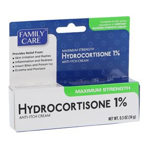 Hydrocortisone 1% Cream 1% 0.5oz/Tb