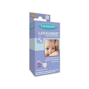 LatchAssist Nipple Everter 4/Pk 6Pk/Ca Purple Reusable Latex 24/Ca