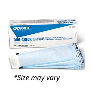 Duo-Check Sterilization Pouch Self Seal 5.25 in x 15 in 2000/Ca