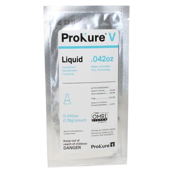 Disinfectant System ProKure V Packet 0.042 oz 12/Ca