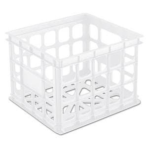 Sterilite Storage Box Clear Plastic With Clip Lid 11x6-5/8x5-3/8" 8/Pk