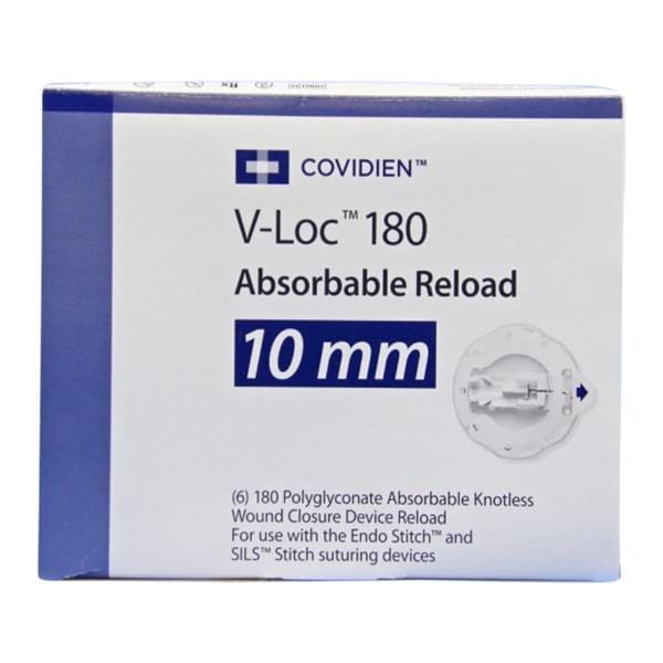 V-LOC 180 Autosuture 0 8" Polyglycolic Acid Braid _ Green 6/Ca