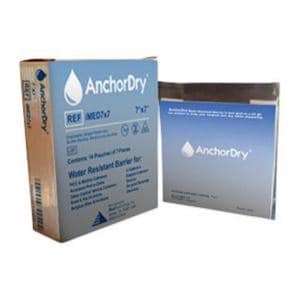Anchor Dry DEHP-Free Wound Dressing 7x7" Self-Adhesive Water Resistant