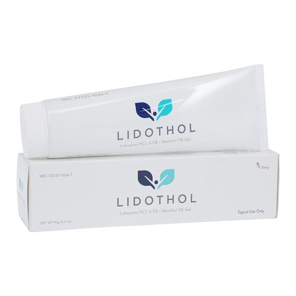Lidothol Topical Gel 4.5%/5% Tube 3.5oz/Tb, 40 TB/CA