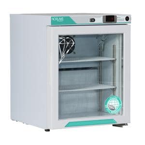 White Diamond Series Laboratory Refrigerator 1 Cu Ft Glass Door 1 to 10C Ea