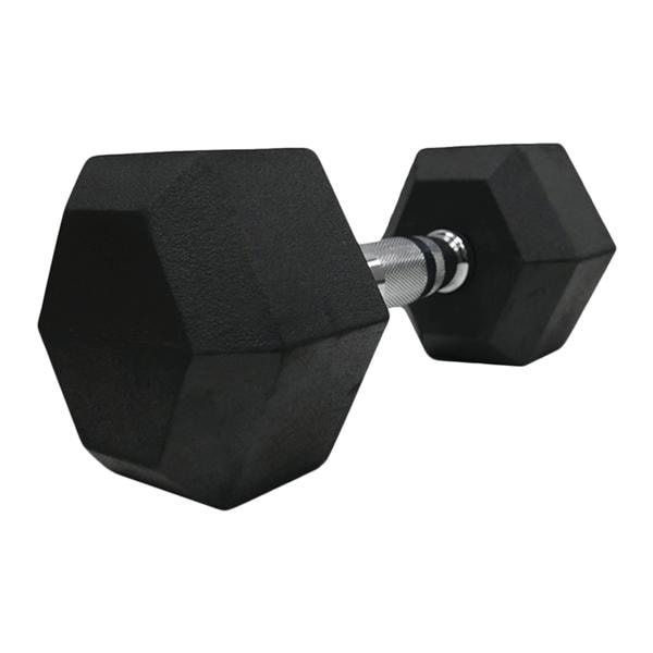 First Place Weight Dumbbell 5lb Rubber Coated Black