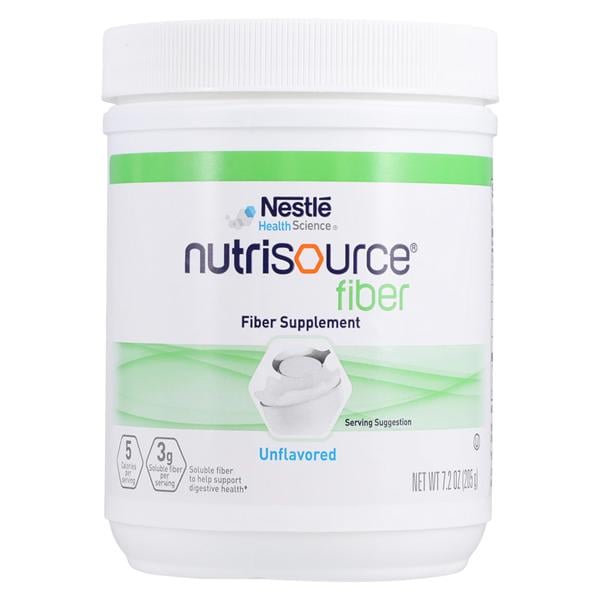 NutriSource Supplement Powder Fiber Unflavored 7.2oz Canister 4/Ca