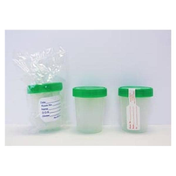 Pneu-Tube MAX Specimen Container 90mL Plastic Sterile Inner Surface 400/Ca