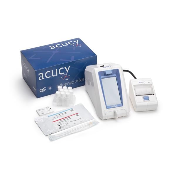 Acucy Influenza A & B Cassette Test Kit CLIA Waived 25/Pk