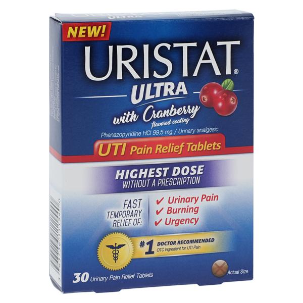 Uristat Tablets Ultra w/Cranberry 30/Bx