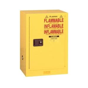 Sure-Grip EX Flammable Safety Cabinet Epoxy/Polyester Coated Yellow Ea