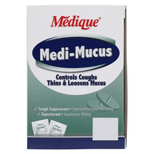 Medi-Mucus Cough/Cold Tablets 20/400mg 50x1/Ct, 24 CR/CA