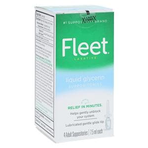 Fleet Liquid Suppositories 4/Pk