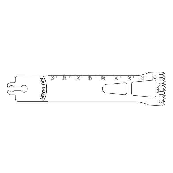 Blade Bone Saw 90x25mm Sagittal/Occipital Large Ea