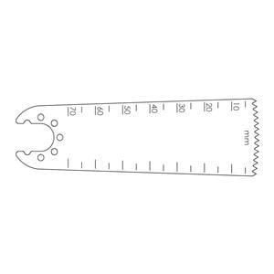 Blade Bone Saw 70.0x27.0mm Large Ea