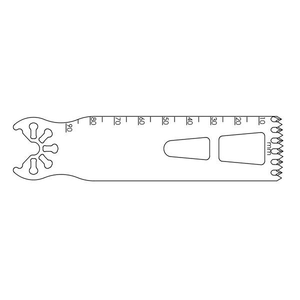 Blade Bone Saw 90.0x25.0 mm Sagittal/Occipital Large Ea