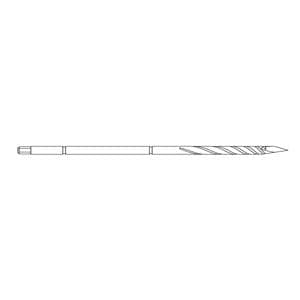 Hex End Drill Pin 3.2x75.0mm 4/Pk