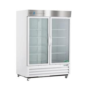 Standard Laboratory Refrigerator 49 Cu Ft 2 Glass Doors 1 to 10C Ea