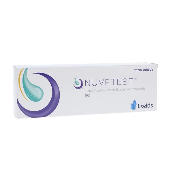 Nuvetest Vaginitis Test Kit CLIA Waived 25/Bx, 24 BX/CA