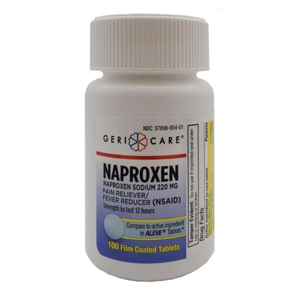 Naproxen Sodium Pain Reliever/Fever Reducer Tablets 220mg 100/Bt