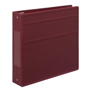 Binder 3-Ring 2-Inch Heavy Duty f/Medical Charting Side Opening Burgundy Ea